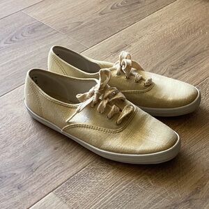 Gold Shimmer Keds